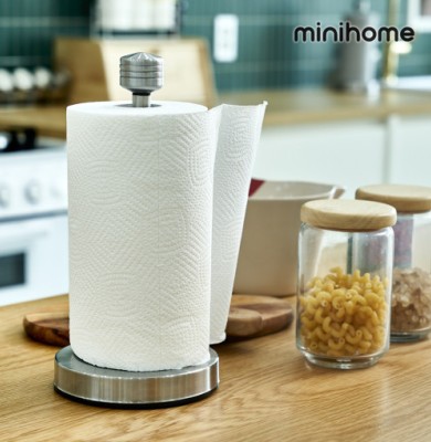 NEW Mini Home Stainless Steel Kitchen Towel Holder TTH-100 1ea / Stainless Steel Towel Hanger Kitchen Towel Holder
